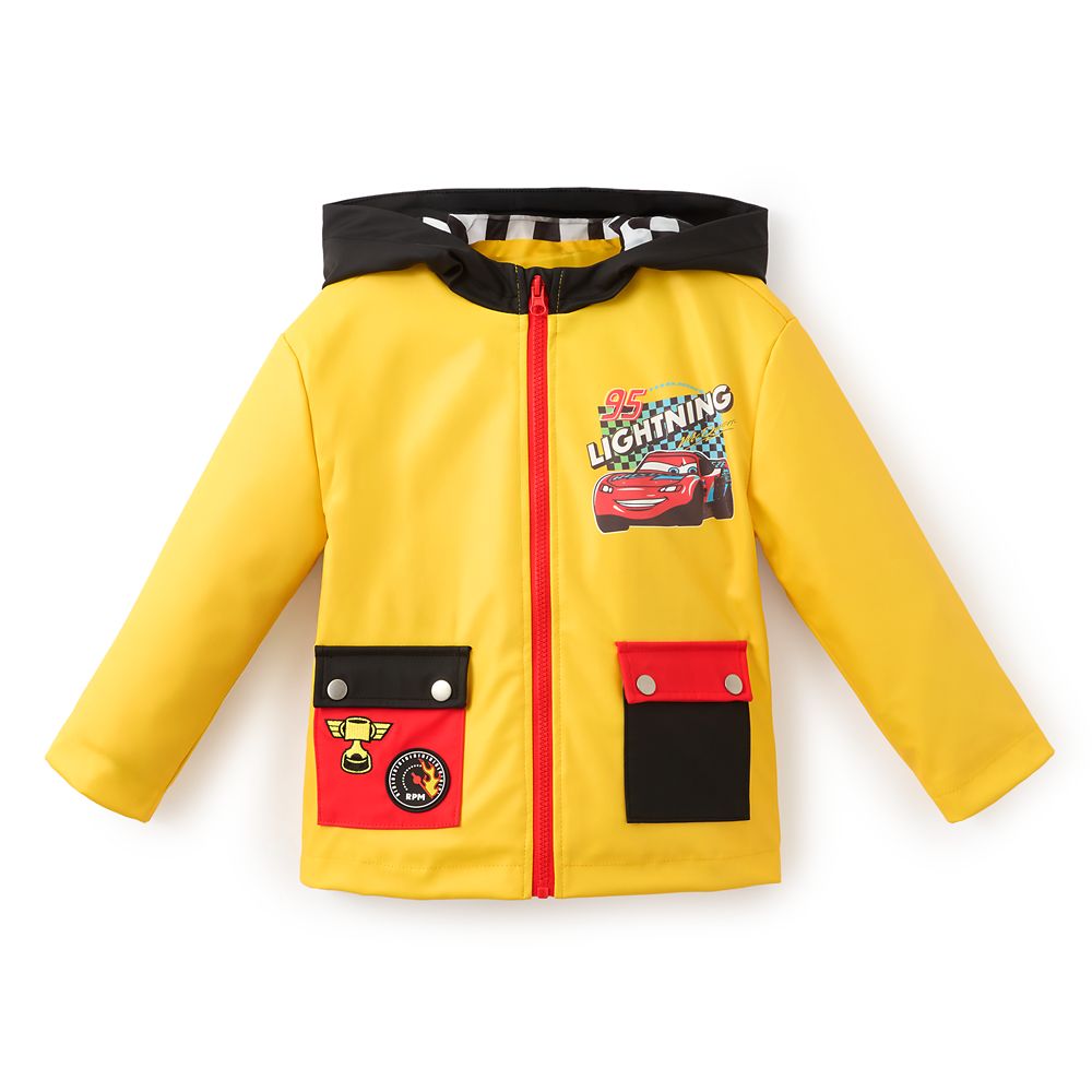 Lightning McQueen Hooded Rain Jacket for Kids &ndash; Cars