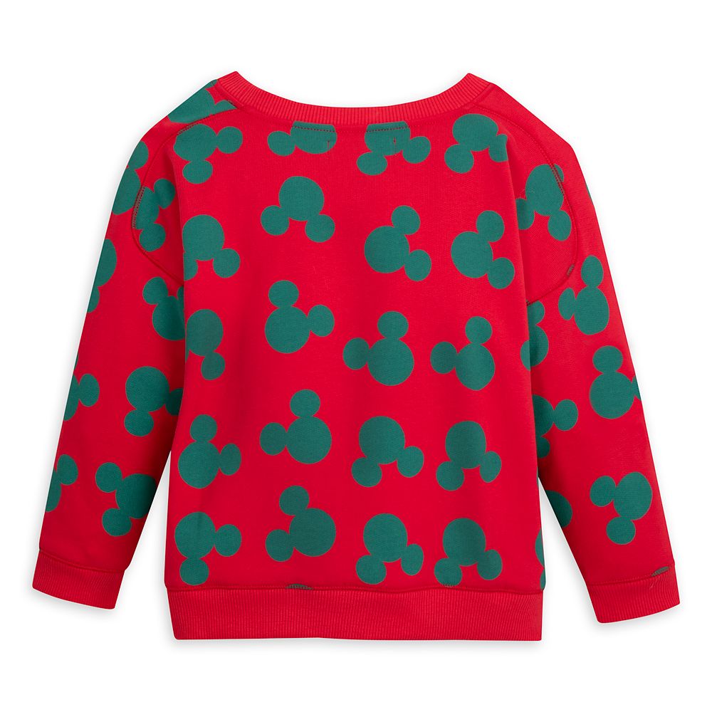 Mickey Mouse Icon Holiday Pullover Sweatshirt for Toddlers by monica + andy