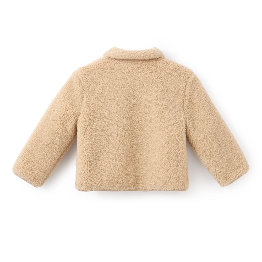 Mickey Mouse and Pluto Faux Shearling Jacket for Kids