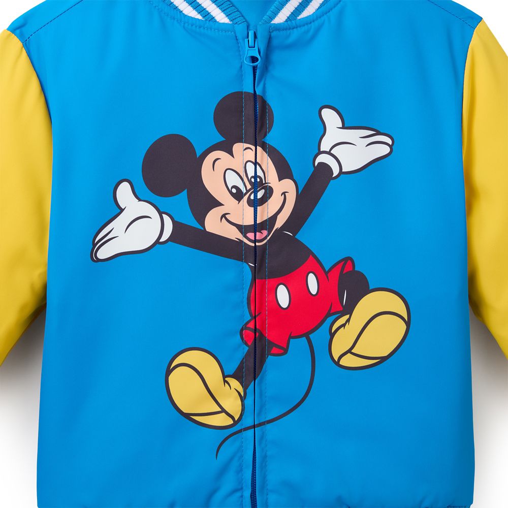 Mickey Mouse Back to Front Varsity Jacket for Kids &ndash; Personalized