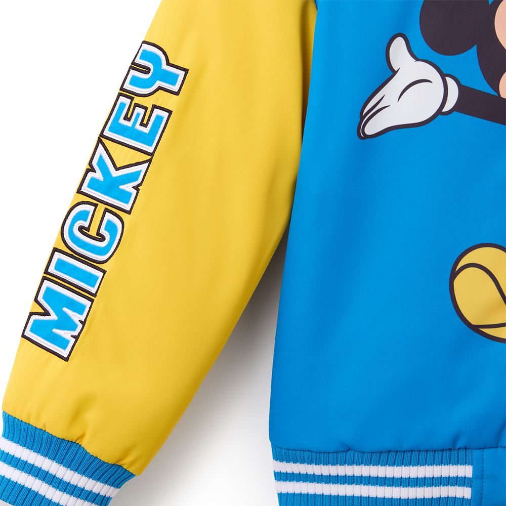Mickey Mouse Back to Front Varsity Jacket for Kids &ndash; Personalized