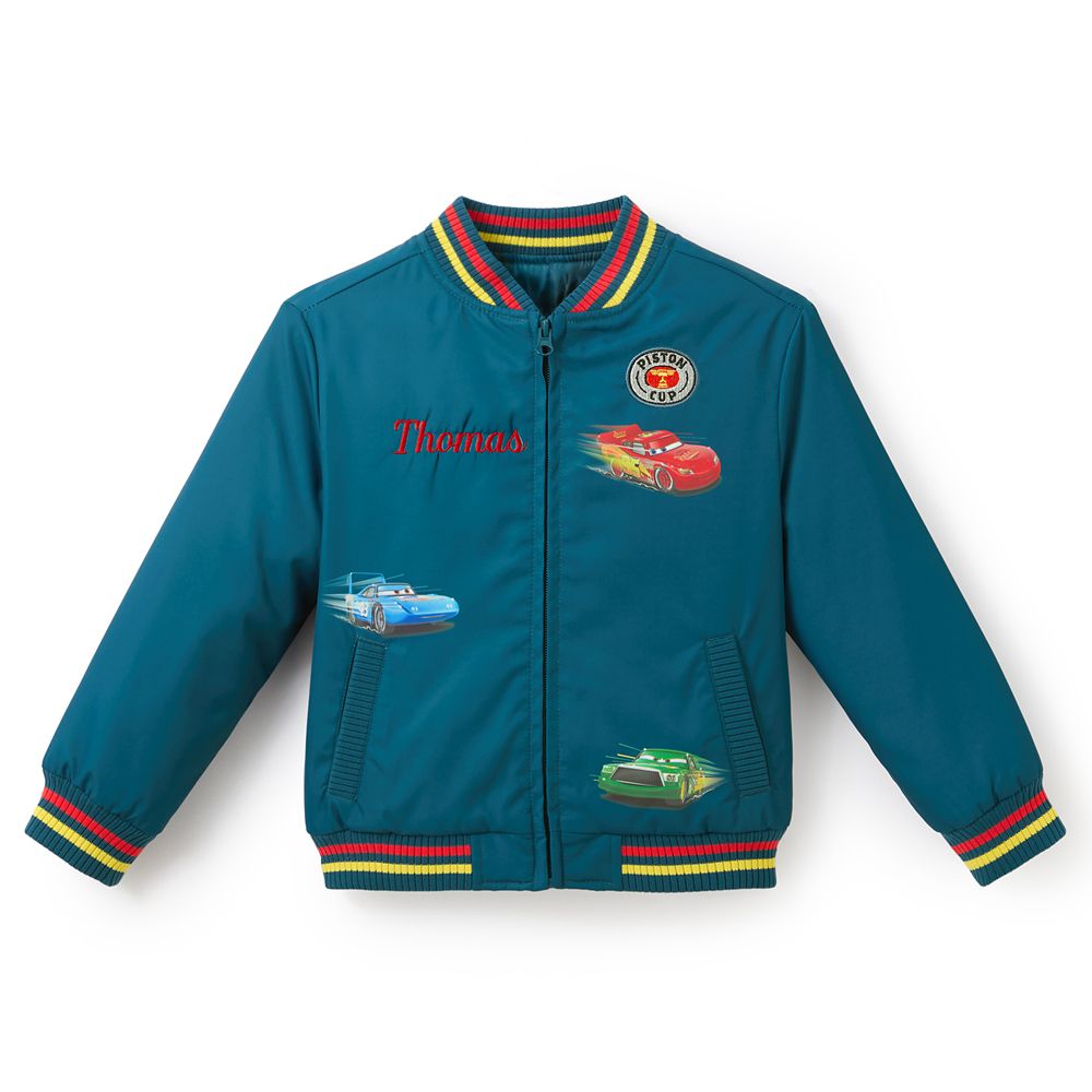 Cars Bomber Jacket for Kids &ndash; Personalized