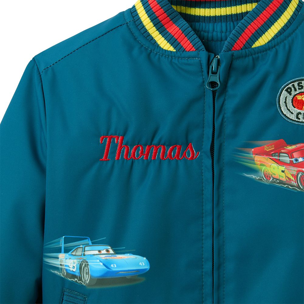 Cars Bomber Jacket for Kids &ndash; Personalized