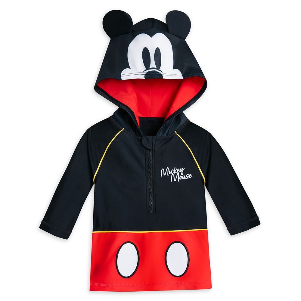 Mickey Mouse Costume Hooded Rash Guard for Kids Official shopDisney