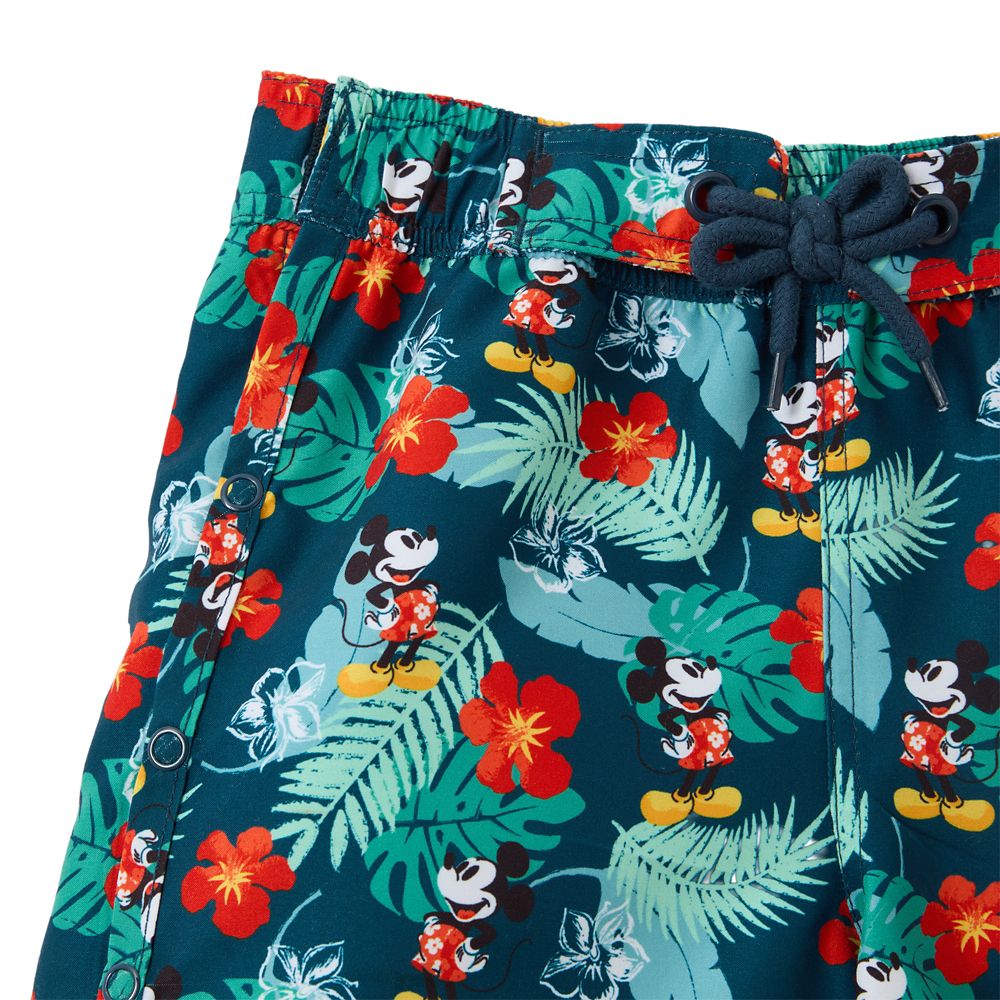 Mickey Mouse Adaptive Tropical Swim Trunks for Kids