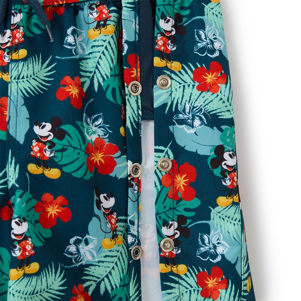 Mickey Mouse Adaptive Tropical Swim Trunks for Kids