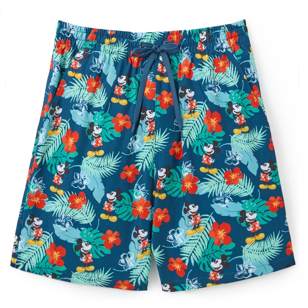 Mickey Mouse Tropical Swim Trunks for Kids