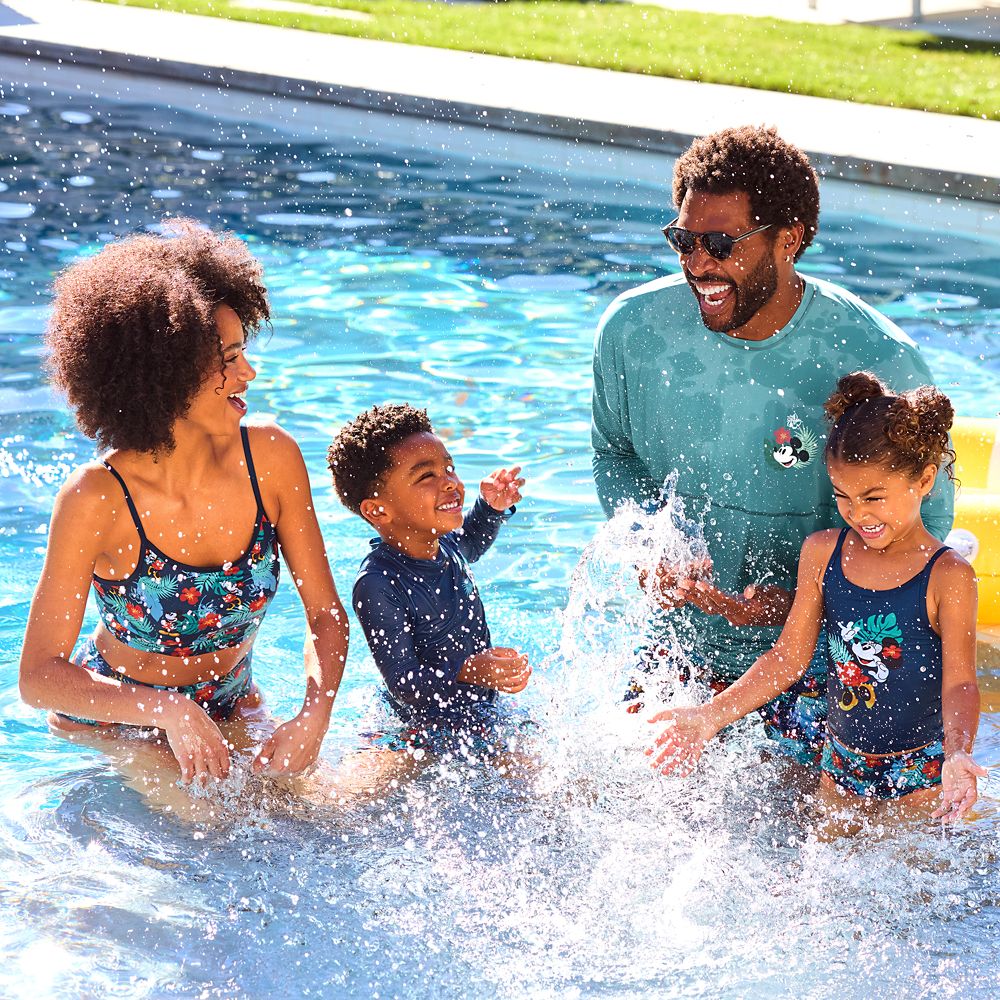 Mickey Mouse Tropical Swim Trunks for Kids