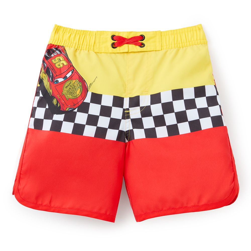 Lightning McQueen Swim Trunks for Kids &ndash; Cars
