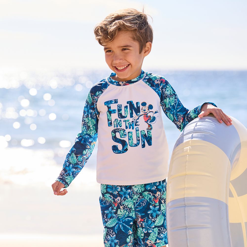 Mickey Mouse Summer Fun Rash Guard for Kids