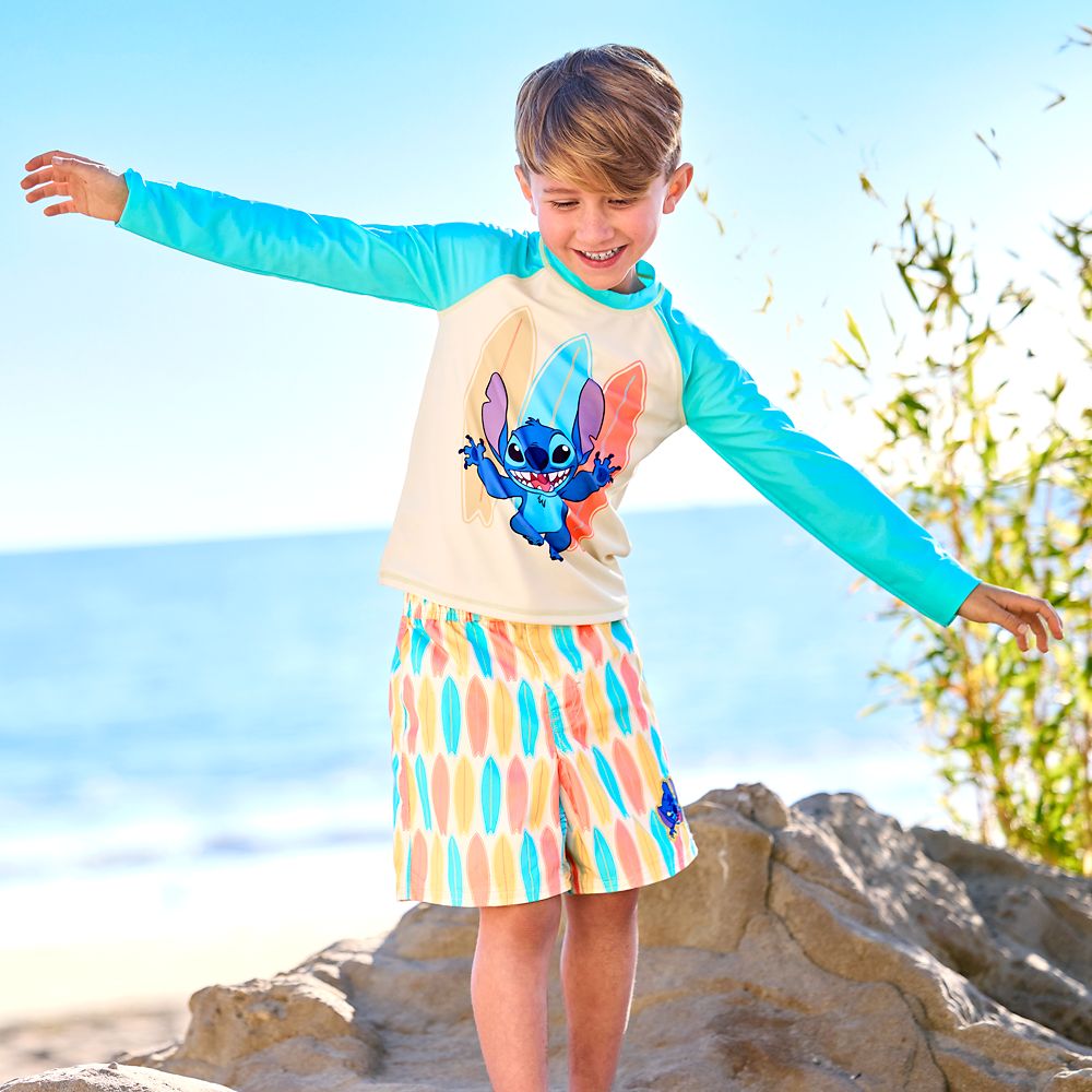 Stitch Rash Guard for Kids - Lilo & Stitch