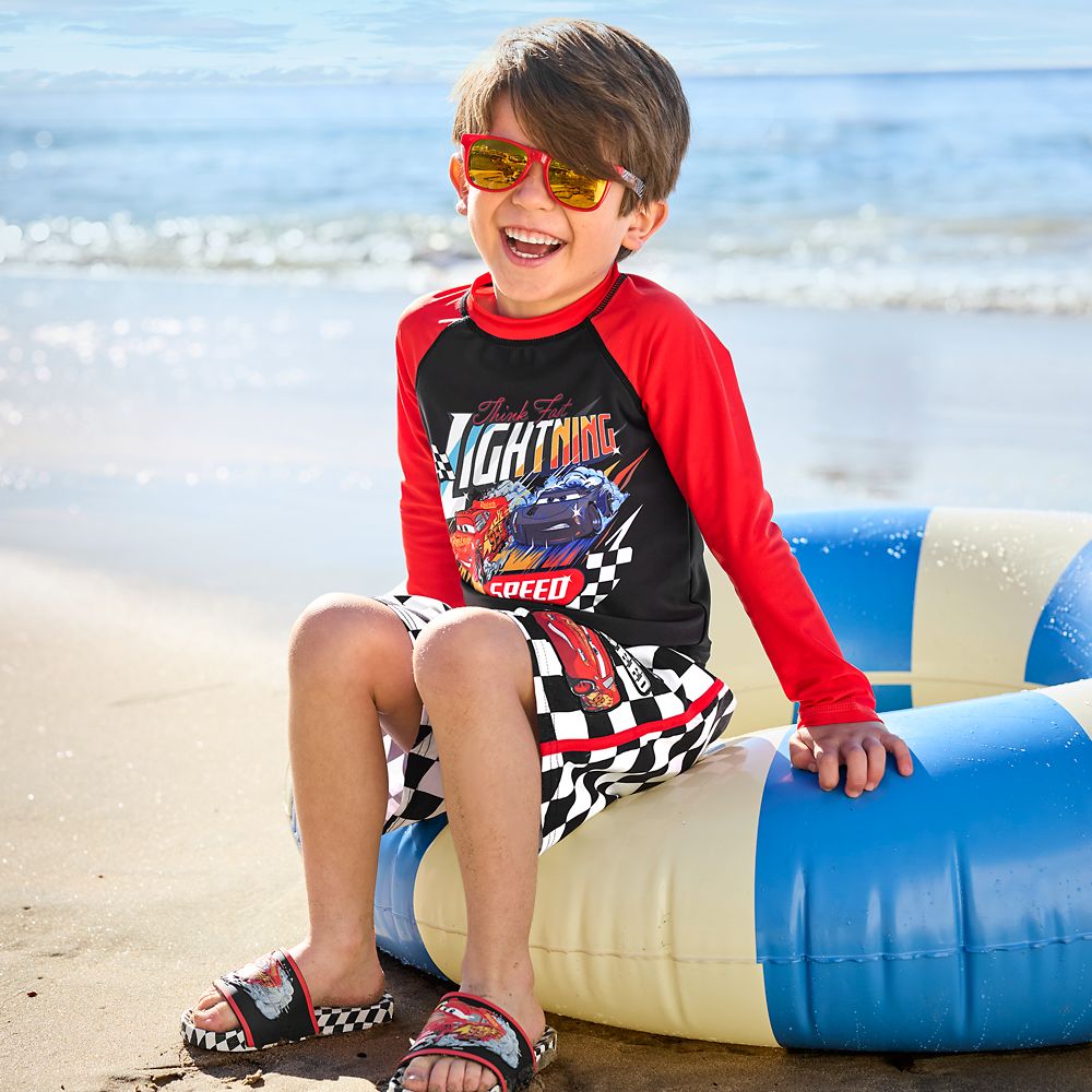 Lightning McQueen Rash Guard for Kids - Cars