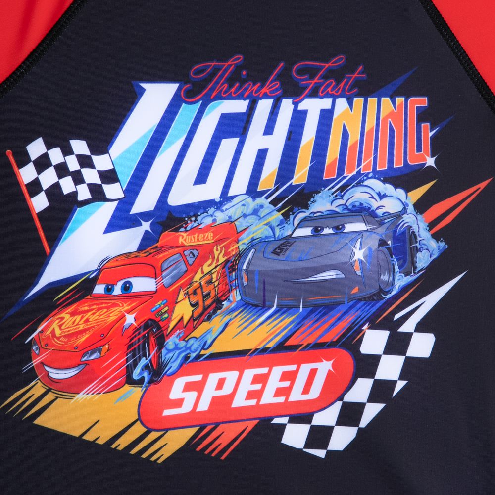 Lightning McQueen Rash Guard for Kids - Cars