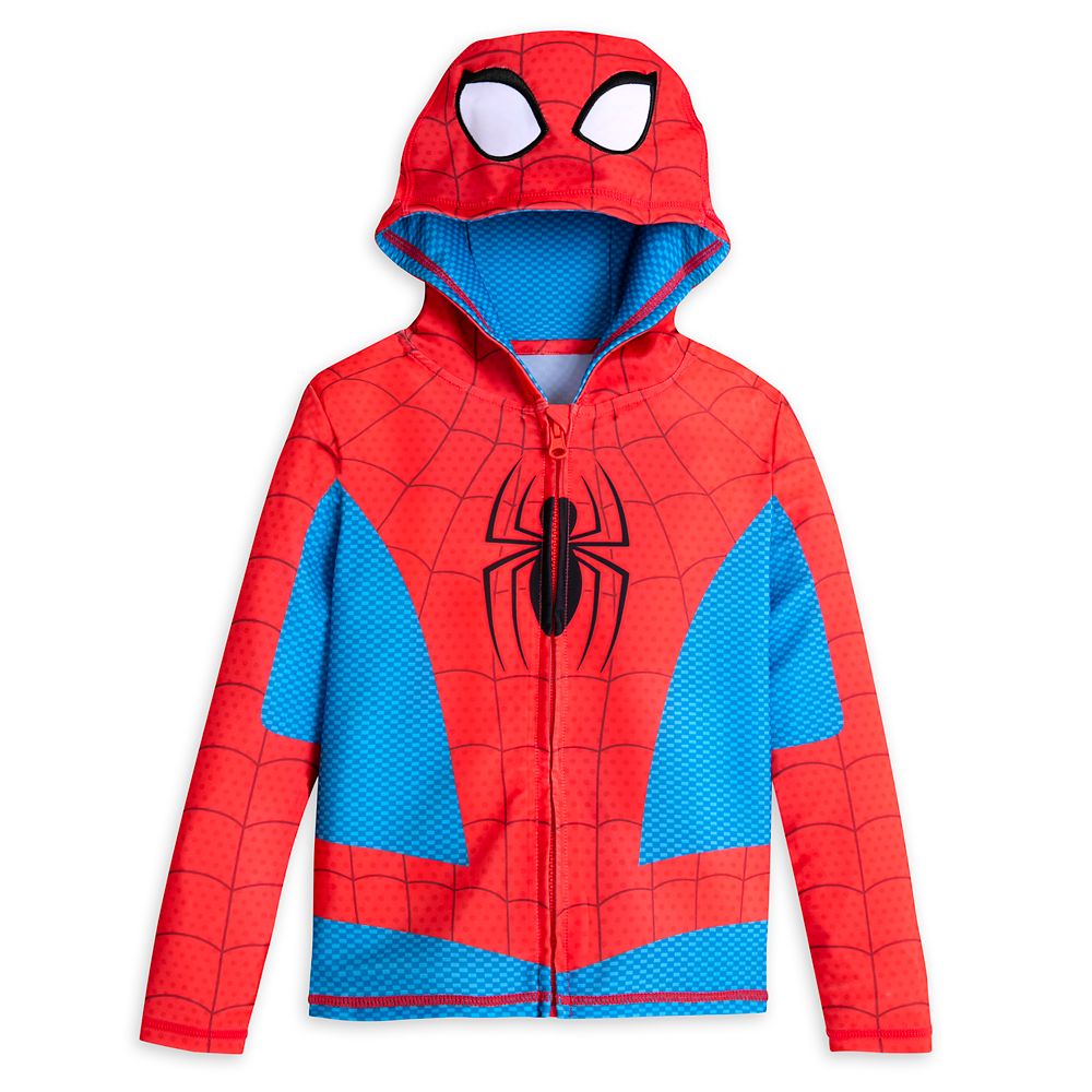 Spider-Man Hooded Rash Guard for Kids Official shopDisney