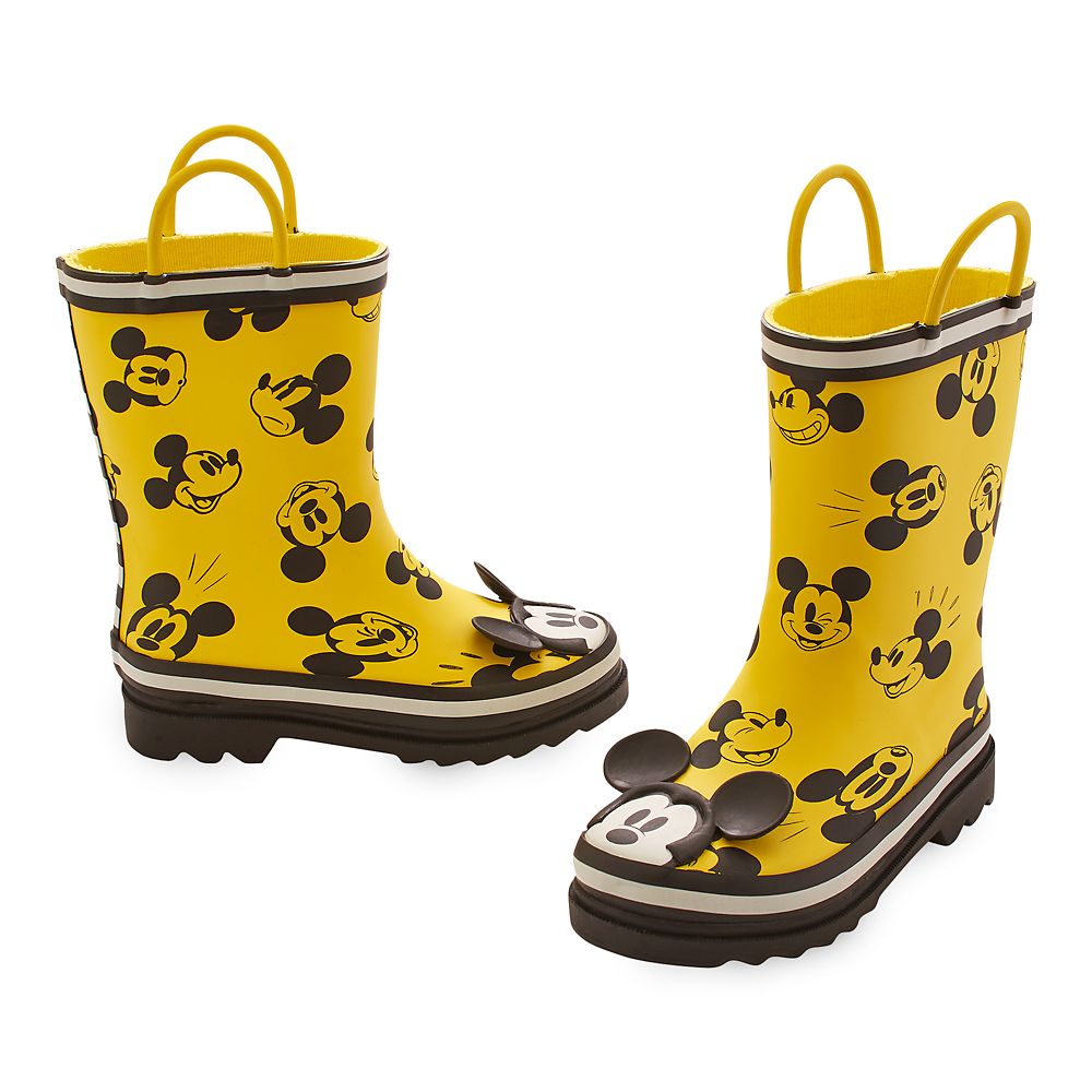 Mickey mouse rain boots for toddlers hotsell