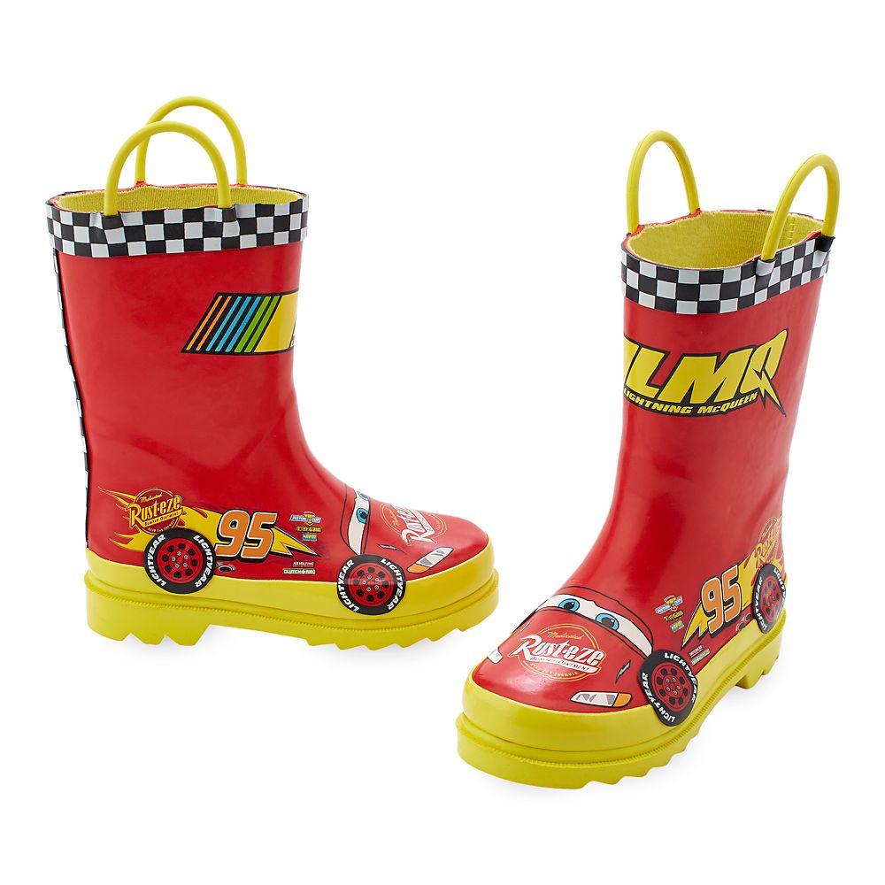 Lightning McQueen Rain Boots for Kids Disney Store