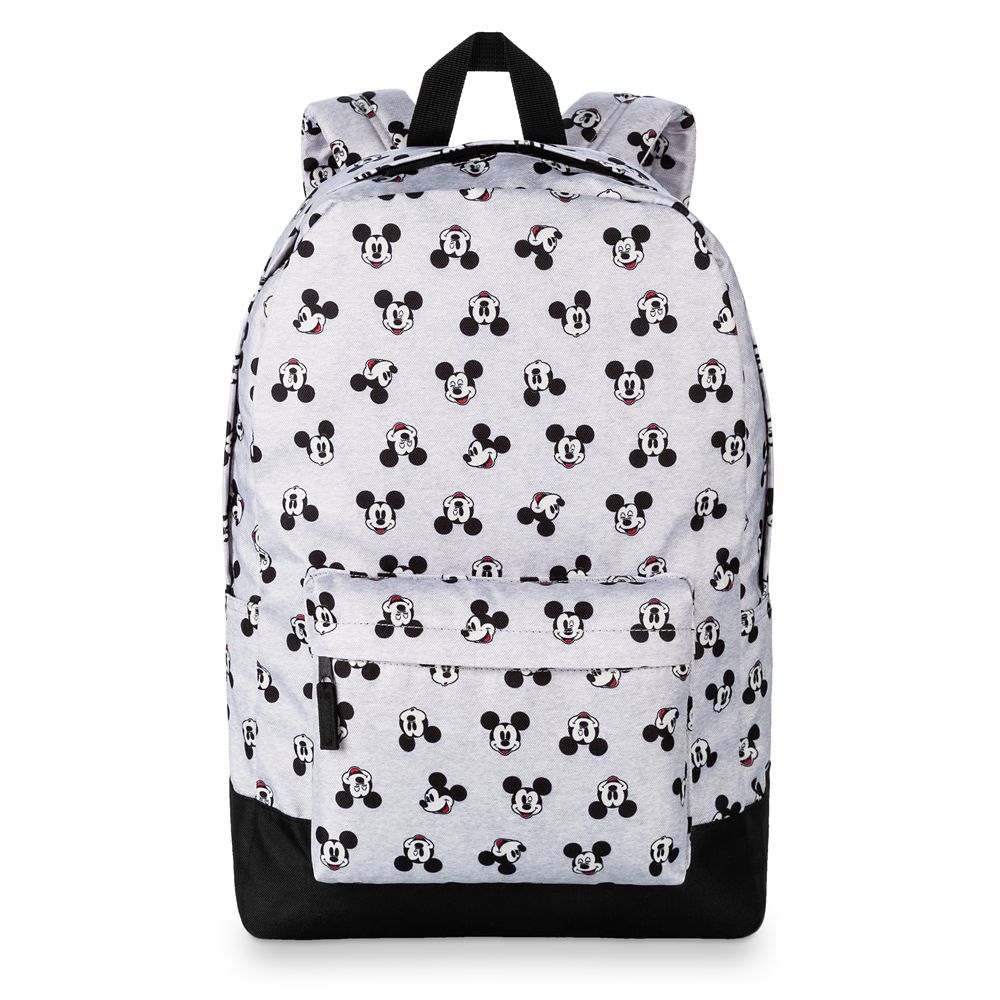 Disney Store Mickey Mouse Americana Backpack w/ Top shops Carry Handle Face Screen Art