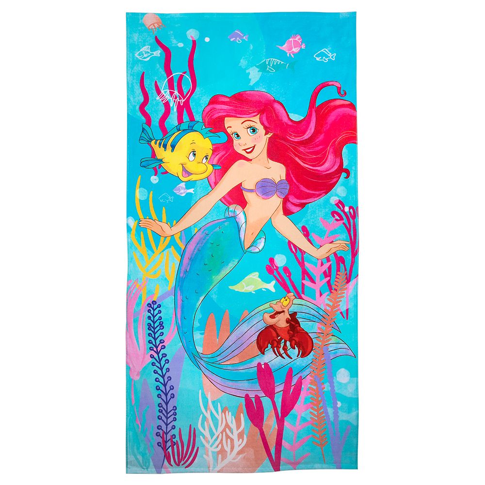 Little mermaid bath towel sale