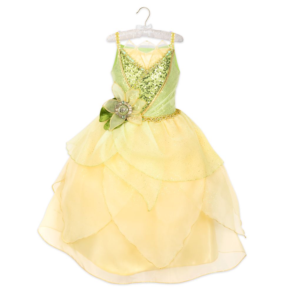 Disney Store Tiana Dress For popular Kids, The Princess and the Frog.size 13