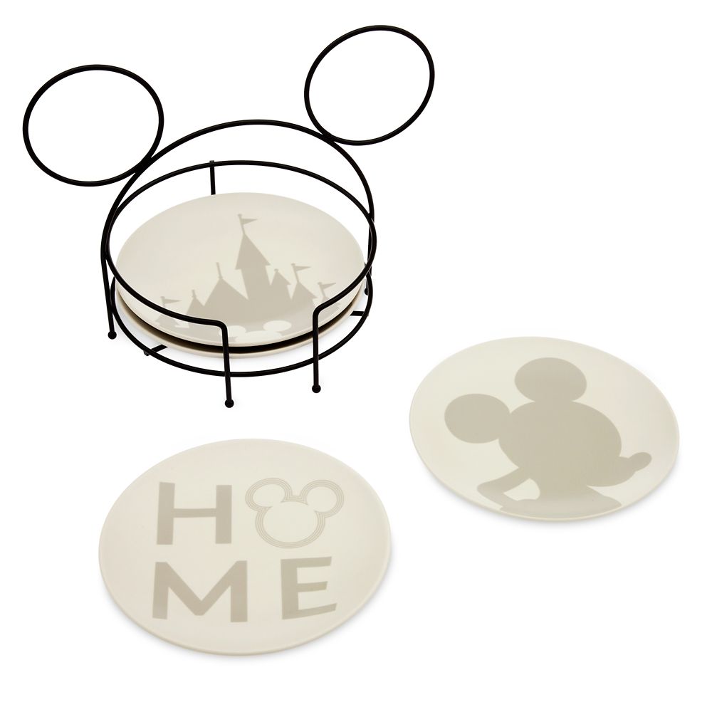 Mickey Mouse Icon Plate Set with Holder  Mickey Mouse Home Collection Official shopDisney