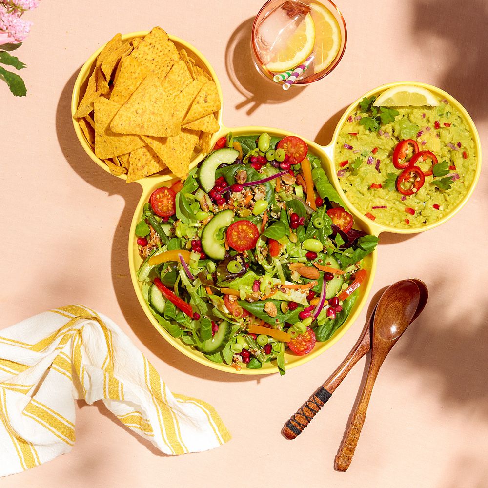 Mickey Mouse Icon Melamine Chip and Dip Bowl