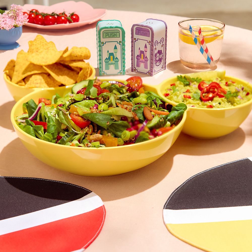 Mickey Mouse Icon Melamine Chip and Dip Bowl