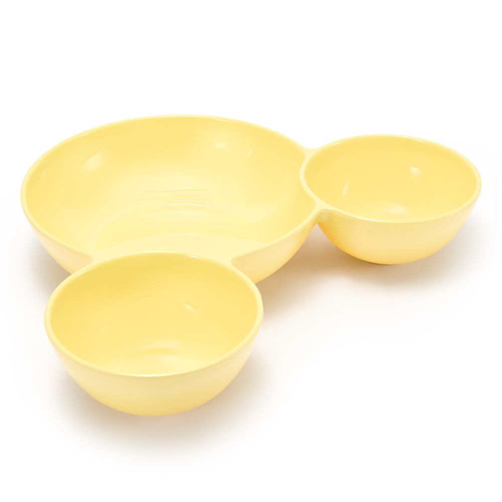 Mickey Mouse Icon Melamine Chip and Dip Bowl