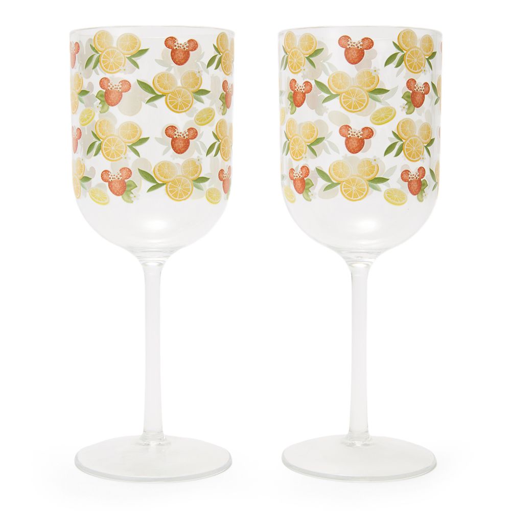 Mickey and Minnie Mouse Icon Strawberry and Oranges Cups Set