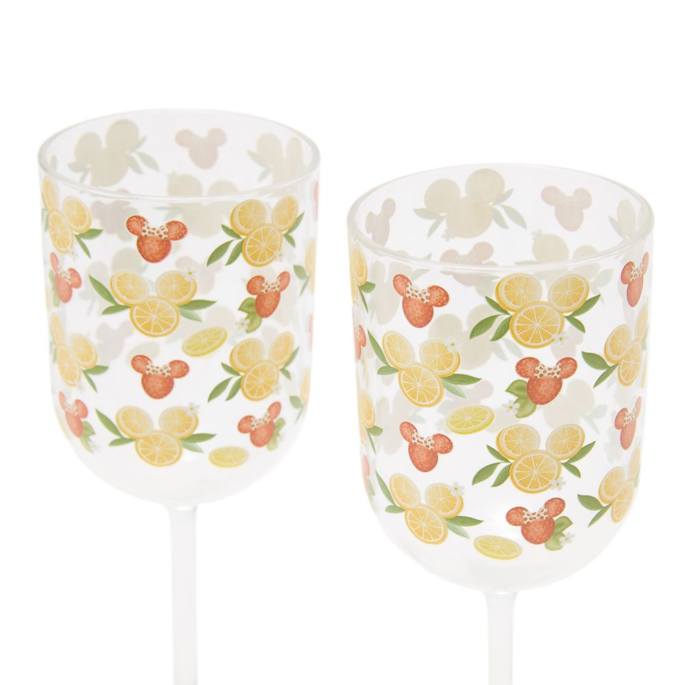Mickey and Minnie Mouse Icon Strawberry and Oranges Cups Set