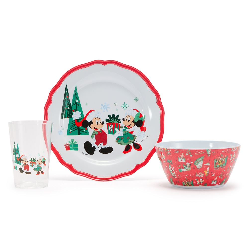 Mickey Mouse and Friends Christmas Meal Set