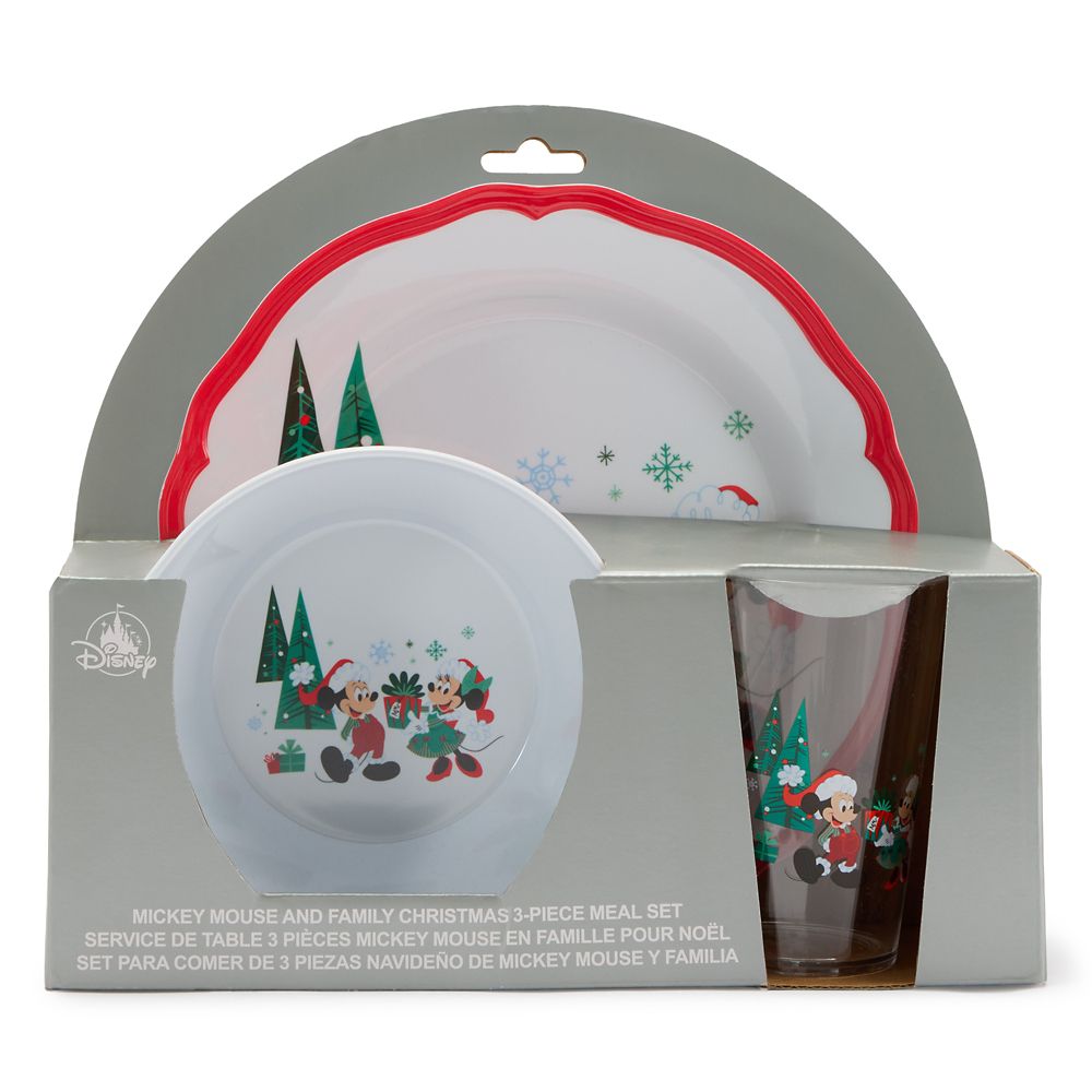 Mickey Mouse and Friends Christmas Meal Set