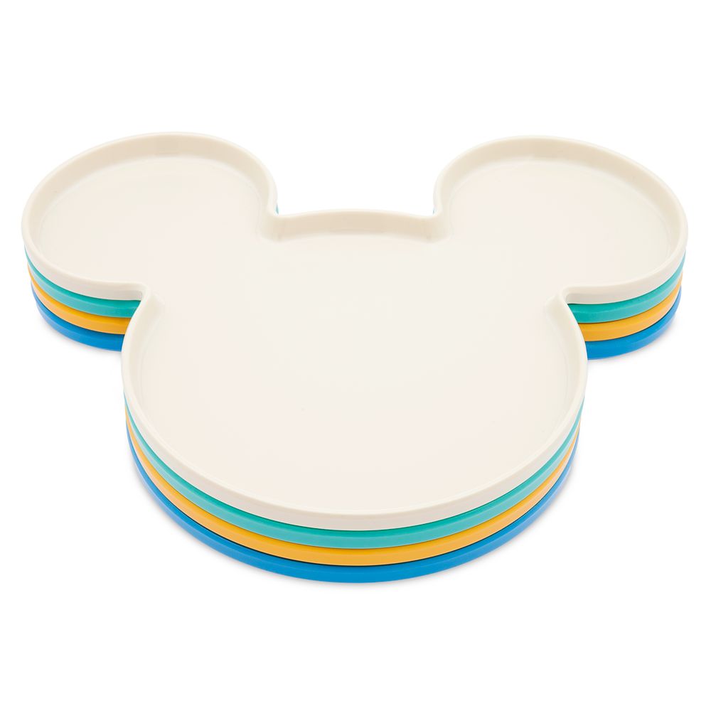 Mickey Mouse Icon Summer Fun Melamine Plate Set