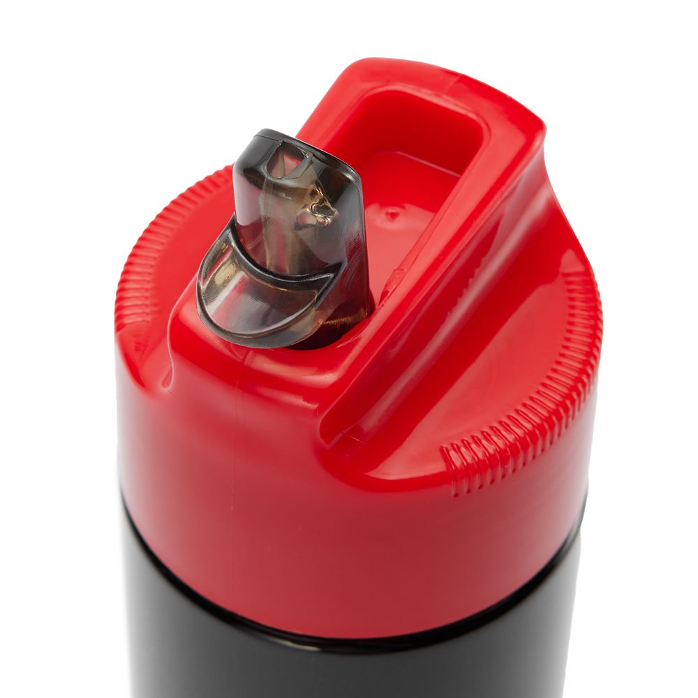 Mickey Mouse Water Bottle with Flip-Up Straw