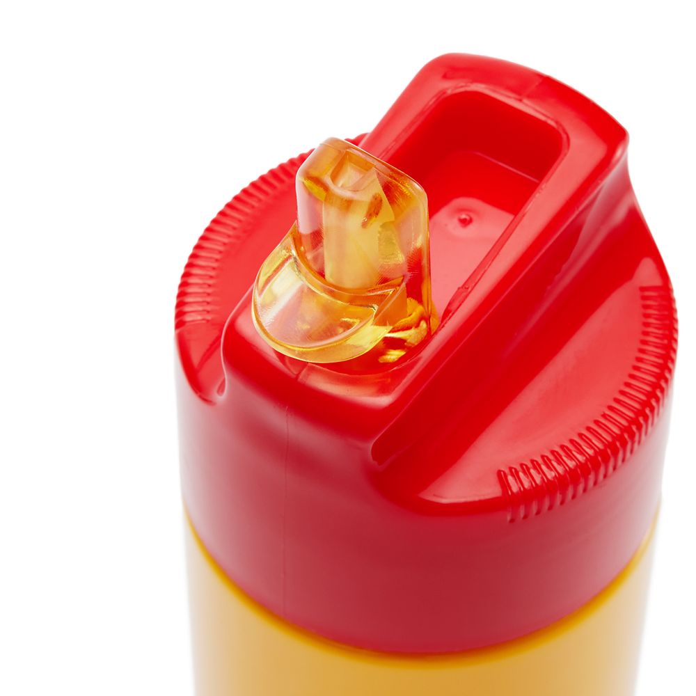 Winnie the Pooh Water Bottle with Flip-Up Straw