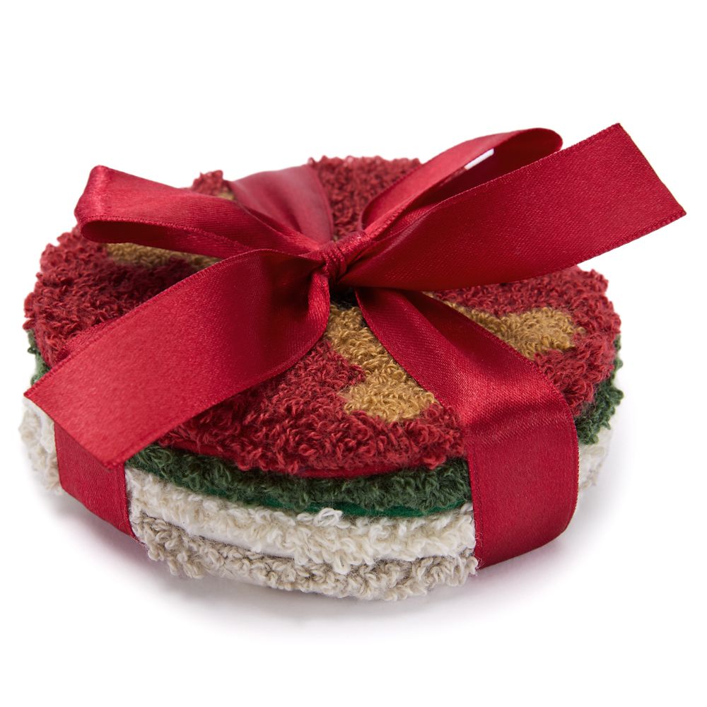 Mickey Mouse Punch Needle Holiday Coaster Set