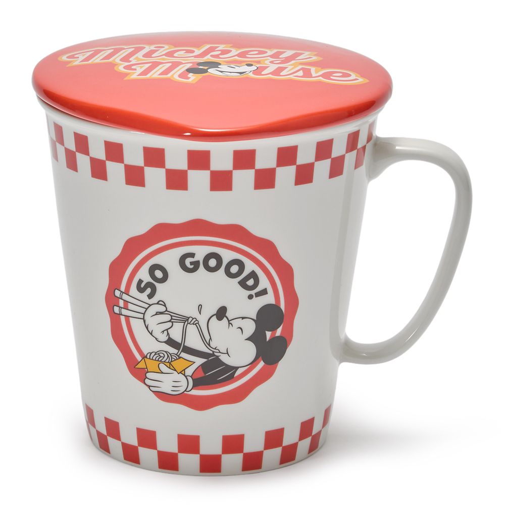 Mickey Mouse Noodle Mug with Lid