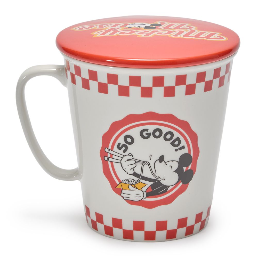 Mickey Mouse Noodle Mug with Lid