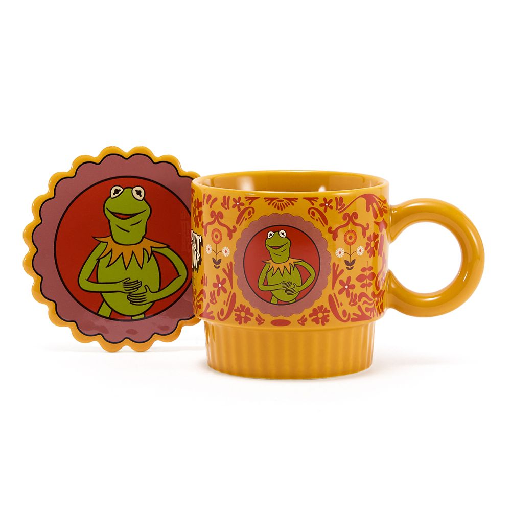Kermit Mug and Coaster Set &ndash; The Muppet Show 50th Anniversary &ndash; Exclusive