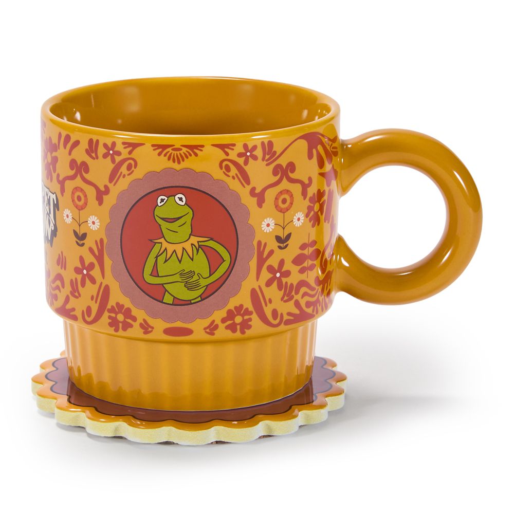 Kermit Mug and Coaster Set &ndash; The Muppet Show 50th Anniversary &ndash; Exclusive