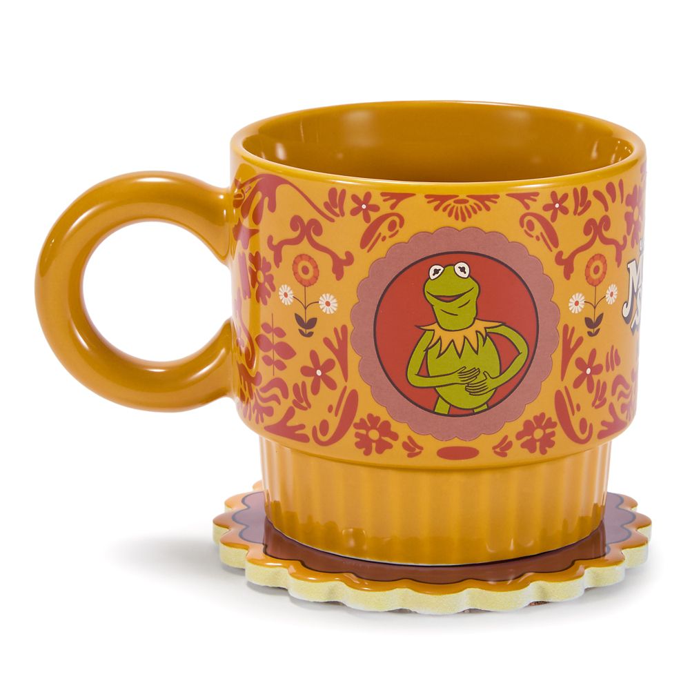 Kermit Mug and Coaster Set &ndash; The Muppet Show 50th Anniversary &ndash; Exclusive
