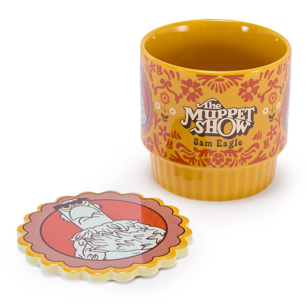 Sam Eagle Mug and Coaster Set &ndash; The Muppet Show 50th Anniversary