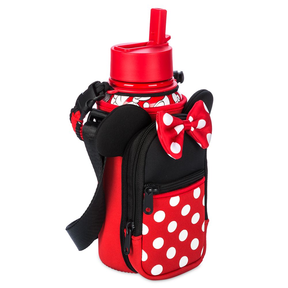 Minnie Mouse 32 oz. Stainless Steel Water Bottle and Carrier