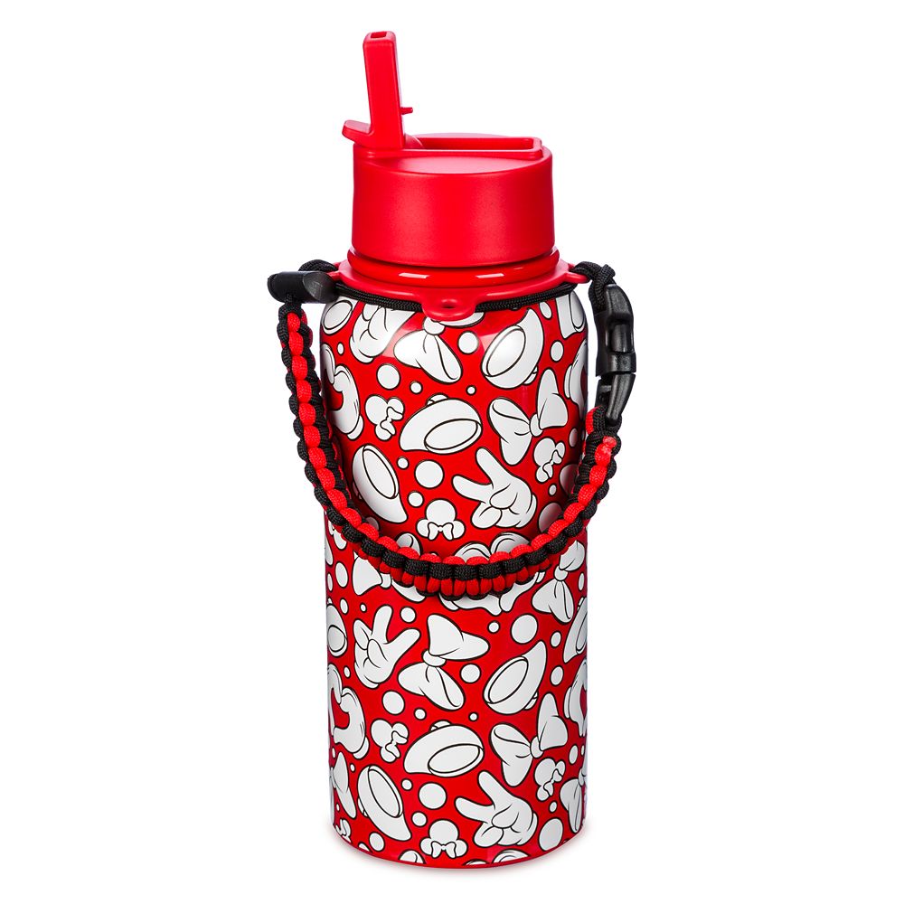 Minnie Mouse Stainless Steel Water Bottle and Carrier