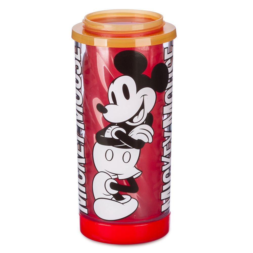 Mickey Mouse Color Changing Water Bottle with Built-In Straw  