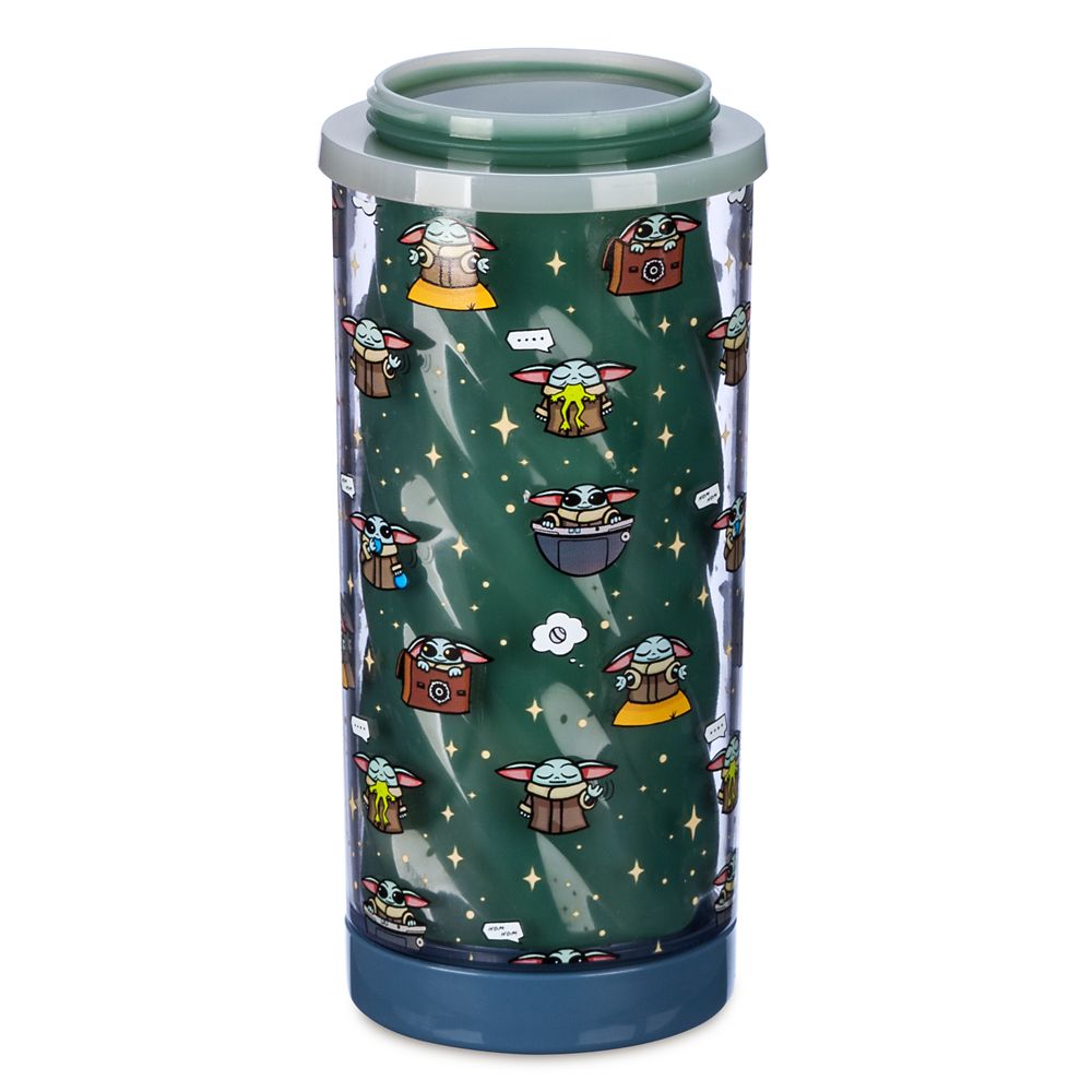 Grogu Color-Changing Water Bottle with Built-In Straw &ndash; Star Wars: The Mandalorian