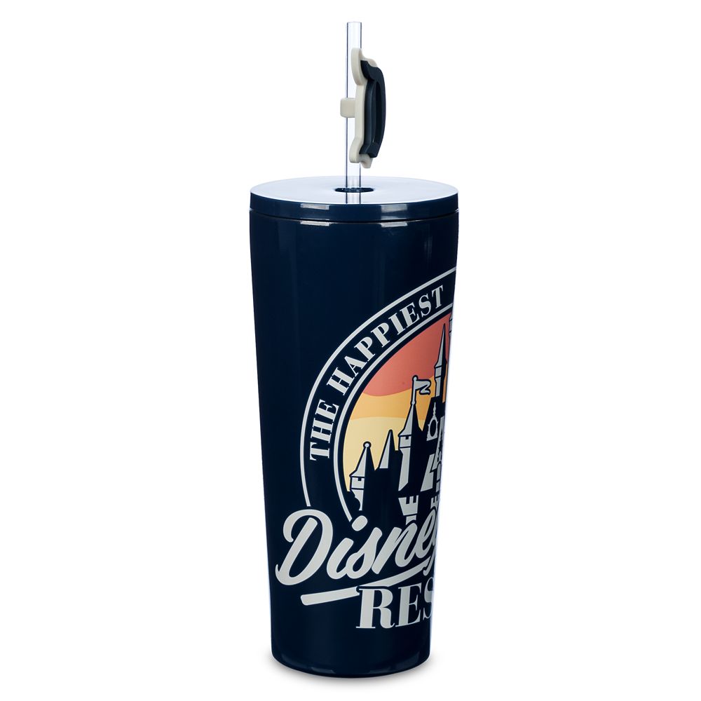 Disneyland Stainless Steel Tumbler with Straw