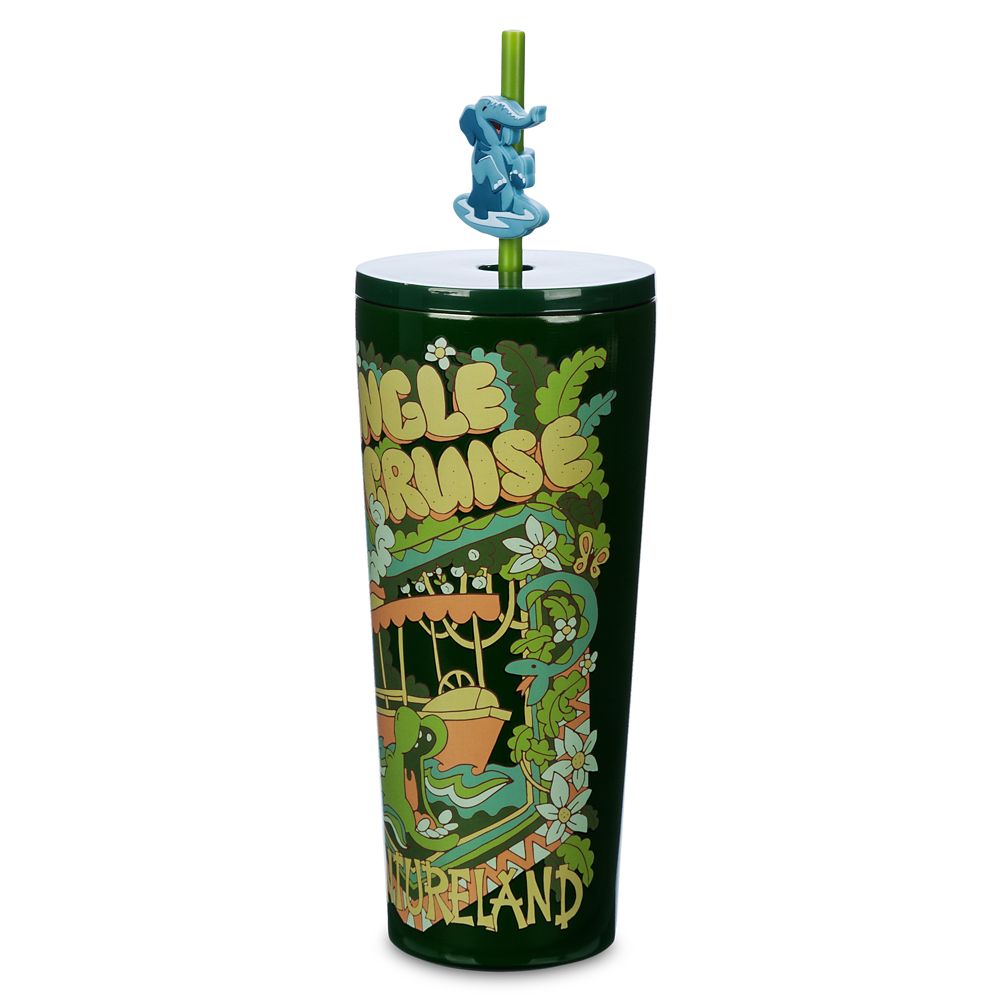 Disney's Jungle Cruise Stainless Steel Tumbler with Straw