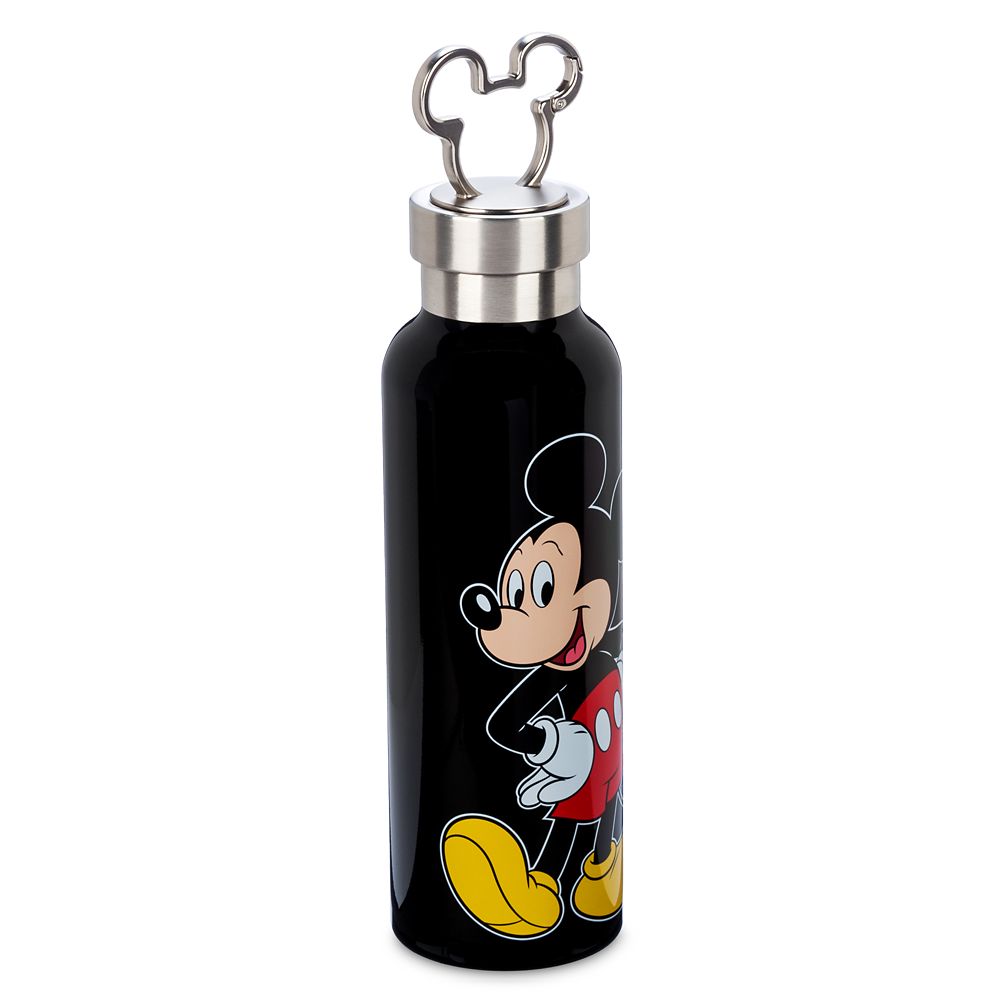 Mickey Mouse Stainless Steel Water Bottle with Clip