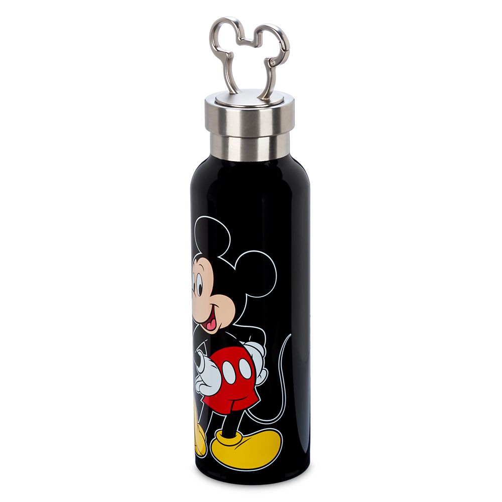 Mickey Mouse Stainless Steel Water Bottle with Clip