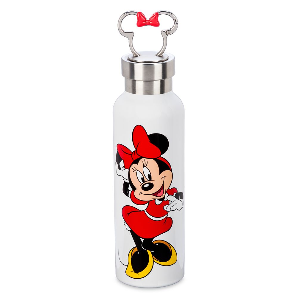 Minnie Mouse Stainless Steel Water Bottle with Clip Official shopDisney